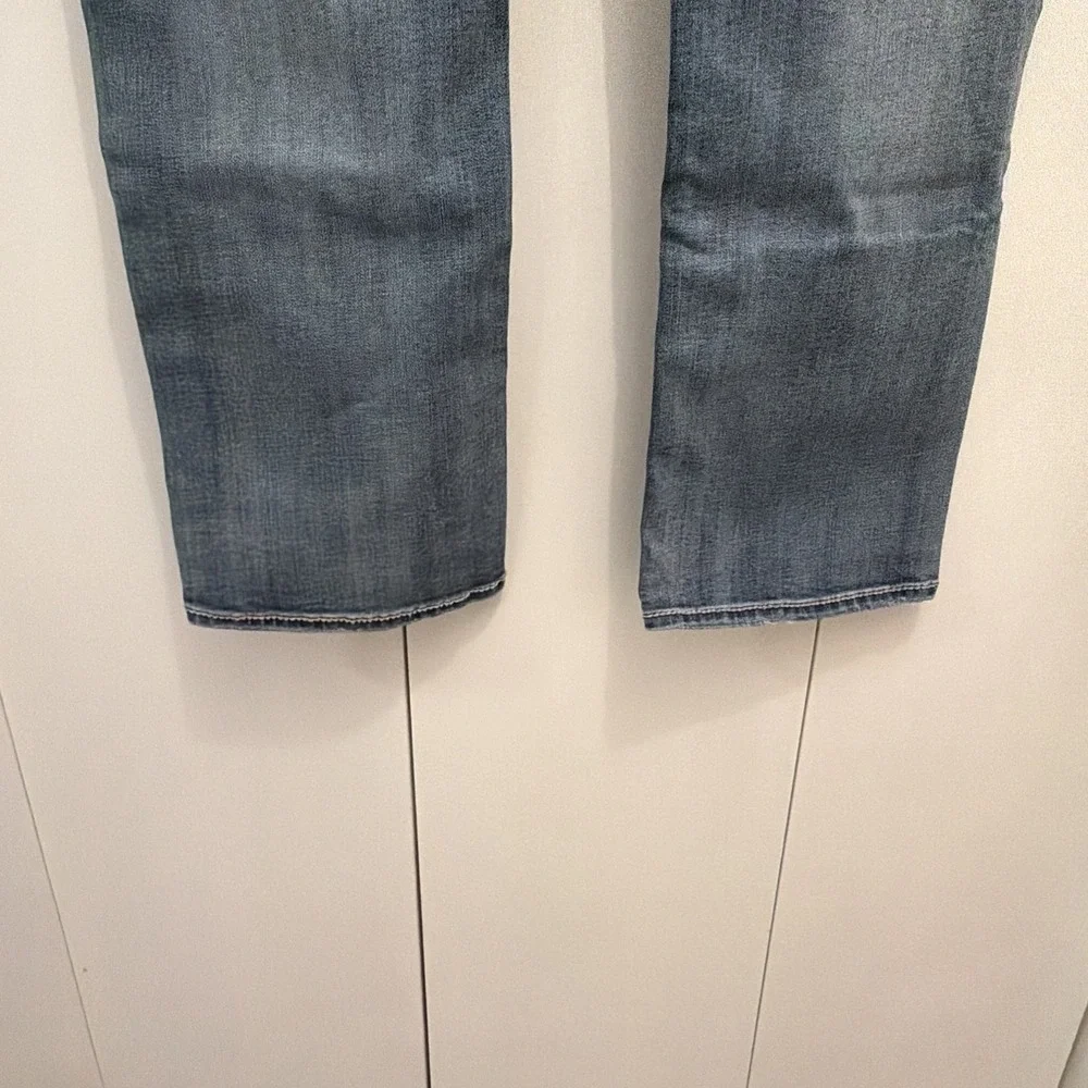 BKE Buckle Men's‎ Sz 34x32 Jake Blue Denim Stretch Jeans, Distressed GUC!